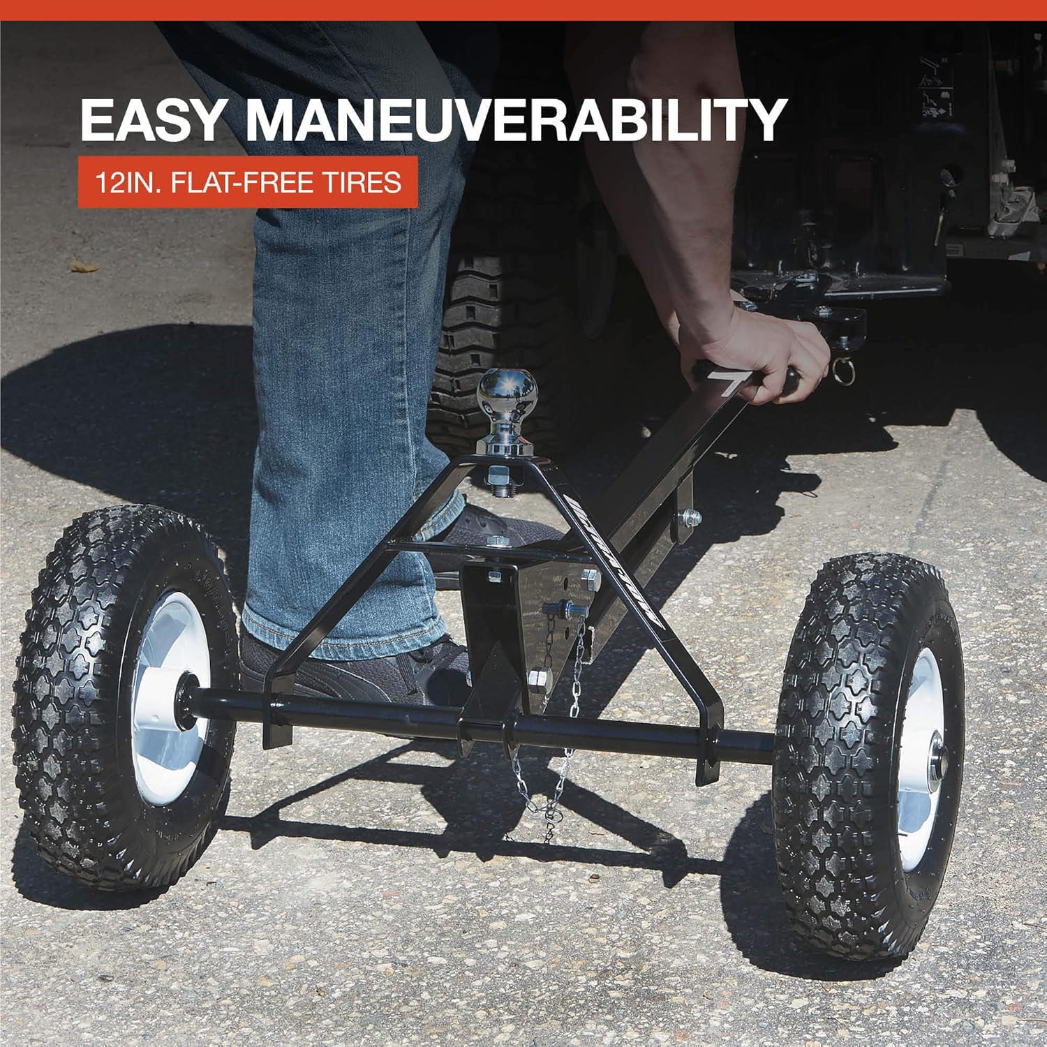 Ultra-Tow Dual-Pull Trailer Dolly - 600-Lb. Capacity
