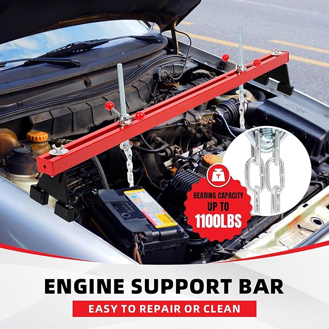 KUAFU Engine Support Bar 1100lbs Capacity Motor Transverse Bar - Image 3