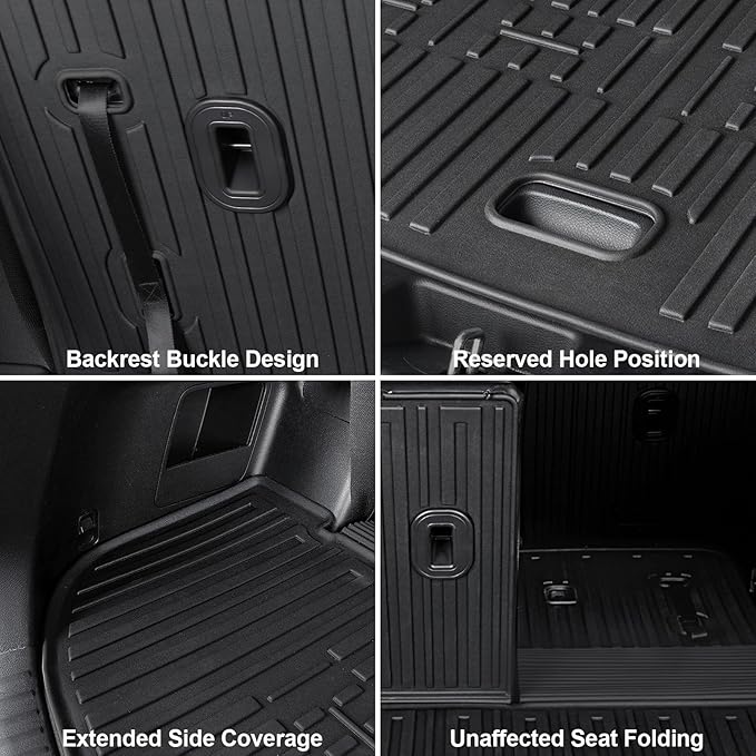 Floor Mats for Kia Telluride 2020-2024 2025 7-seat/8-seat Trunk Mat - Image 6