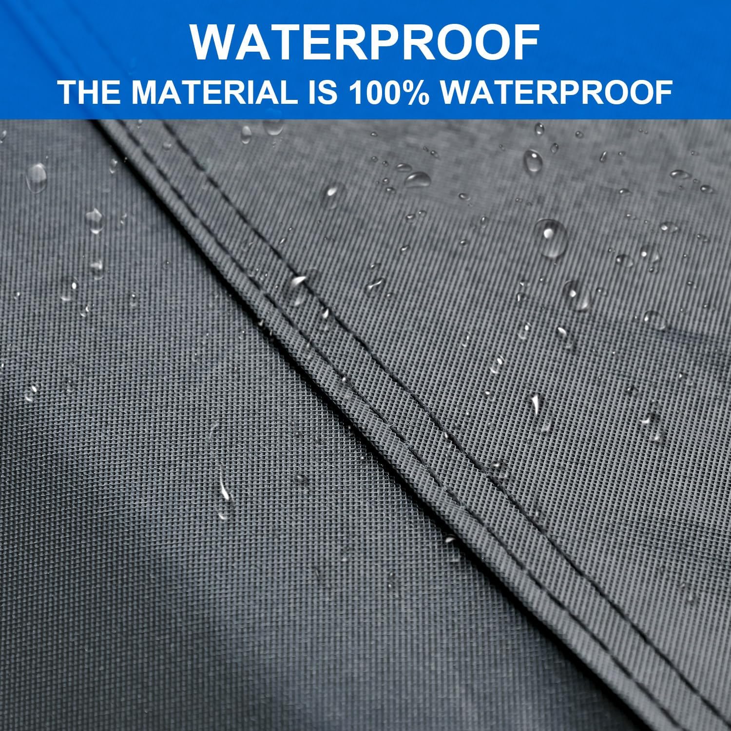 Kayme Half Car Cover, Windshield Cover for Ice and Snow Top with Reflective Straps, Roof Cover Waterproof All Weather Dust, Sun Protection. Front Rear Window Cover Fit SUV. YL (143''-157'')