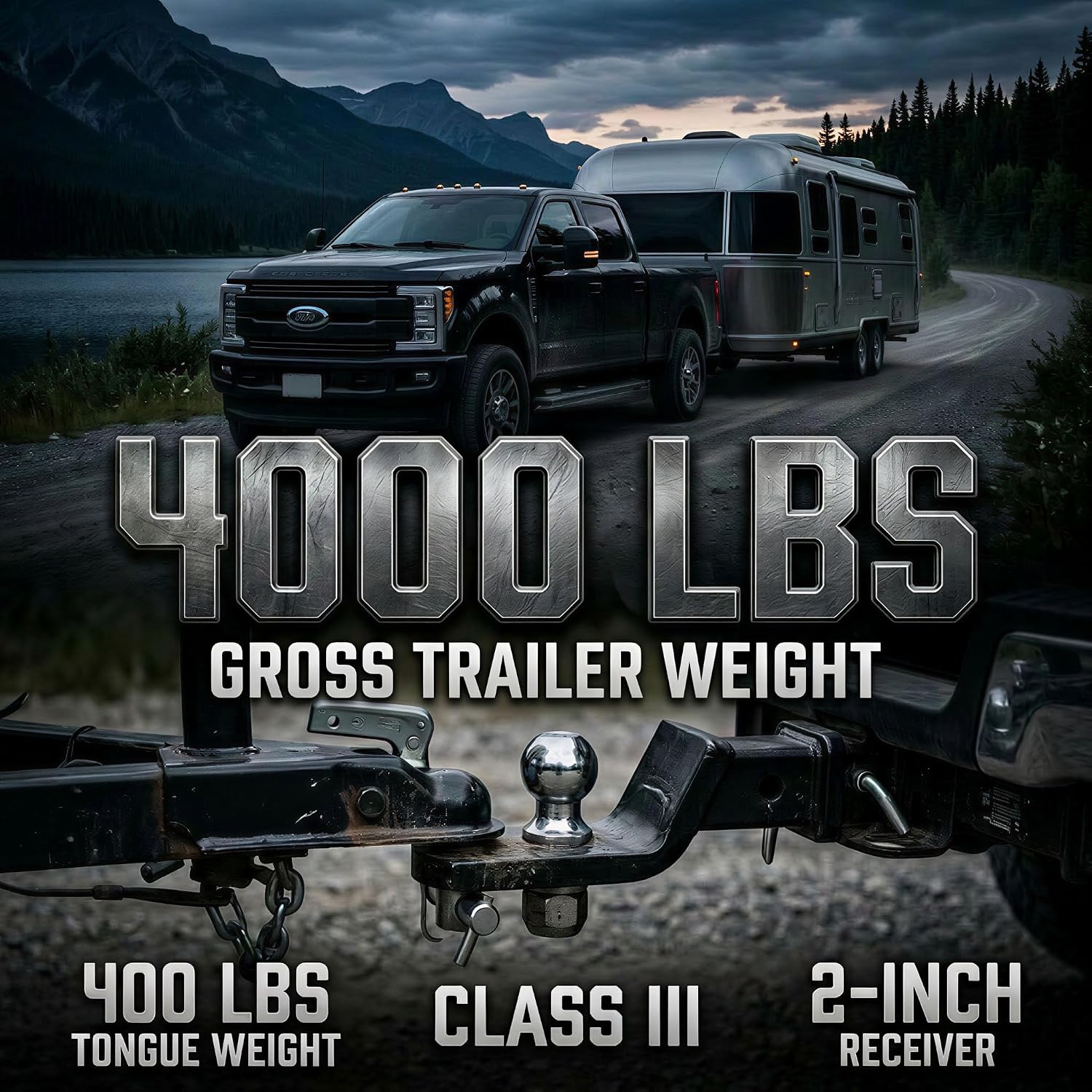 APS Assembly Class 3 Trailer Hitch 2 Inches Receiver Tube Towing Hitch Compatible with Journey 2009-2020