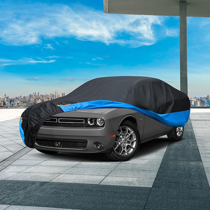 Car Cover Waterproof All Weather Outdoor Windproof Dustproof UV Protection Fit - Image 7