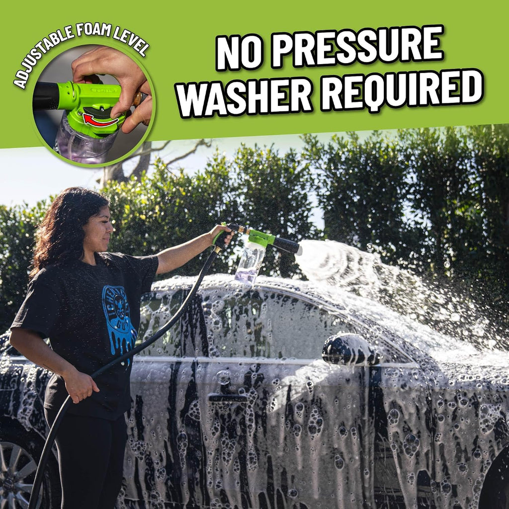 Chemical Guys Foam Gun Car Wash Kit With Bucket, Garden Hose Foam Sprayer, Microfiber Towels And Total Interior Cleaner - Complete Auto Detailing Wash And Car Care Bundle