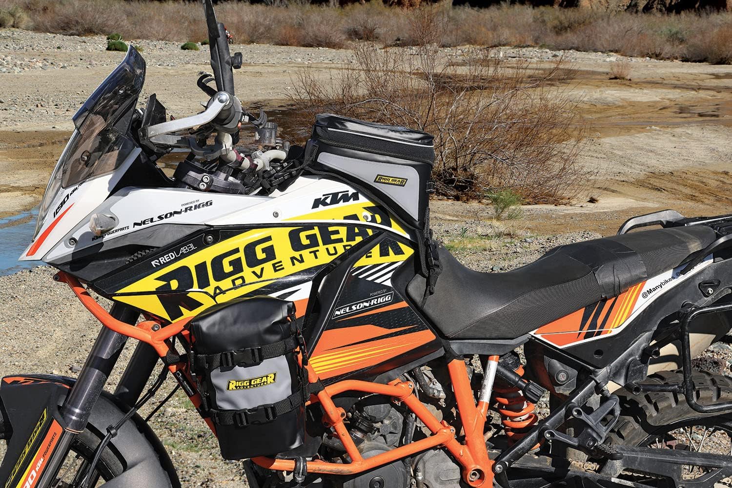 Nelson-Rigg Waterproof Hurricane RiggPak Crash Bar/Tail Bag. Can Also Attach as a MOLLE Bag