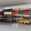 72" W Storage Shelves Heavy Duty Garage Shelving 30" D Metal Shelving Unit