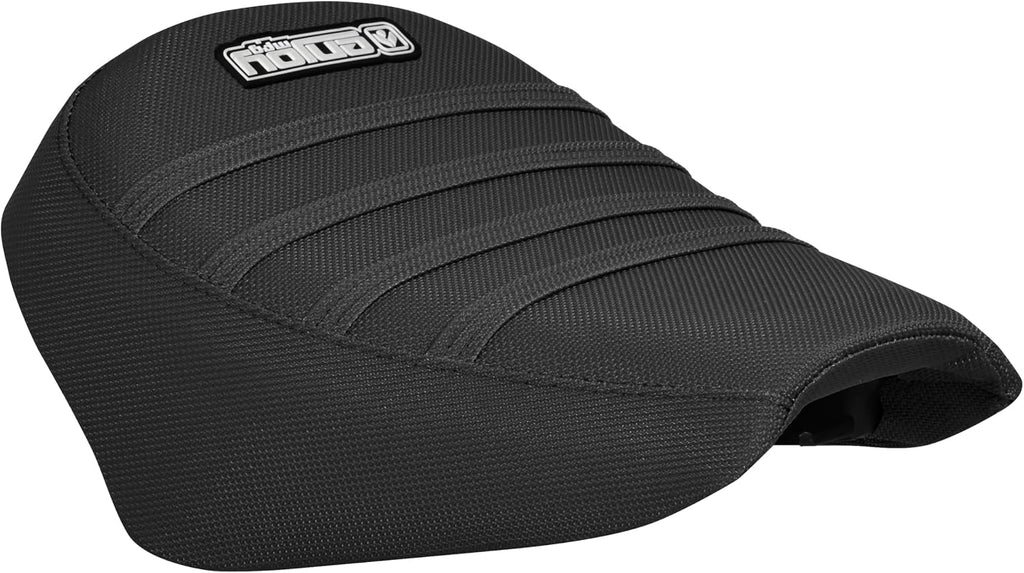 Enjoy Mfg Seat Cover - Compatible with Baja/Massimo MB 165 200 Mini Bike #591 (All Black with Black Ribs)