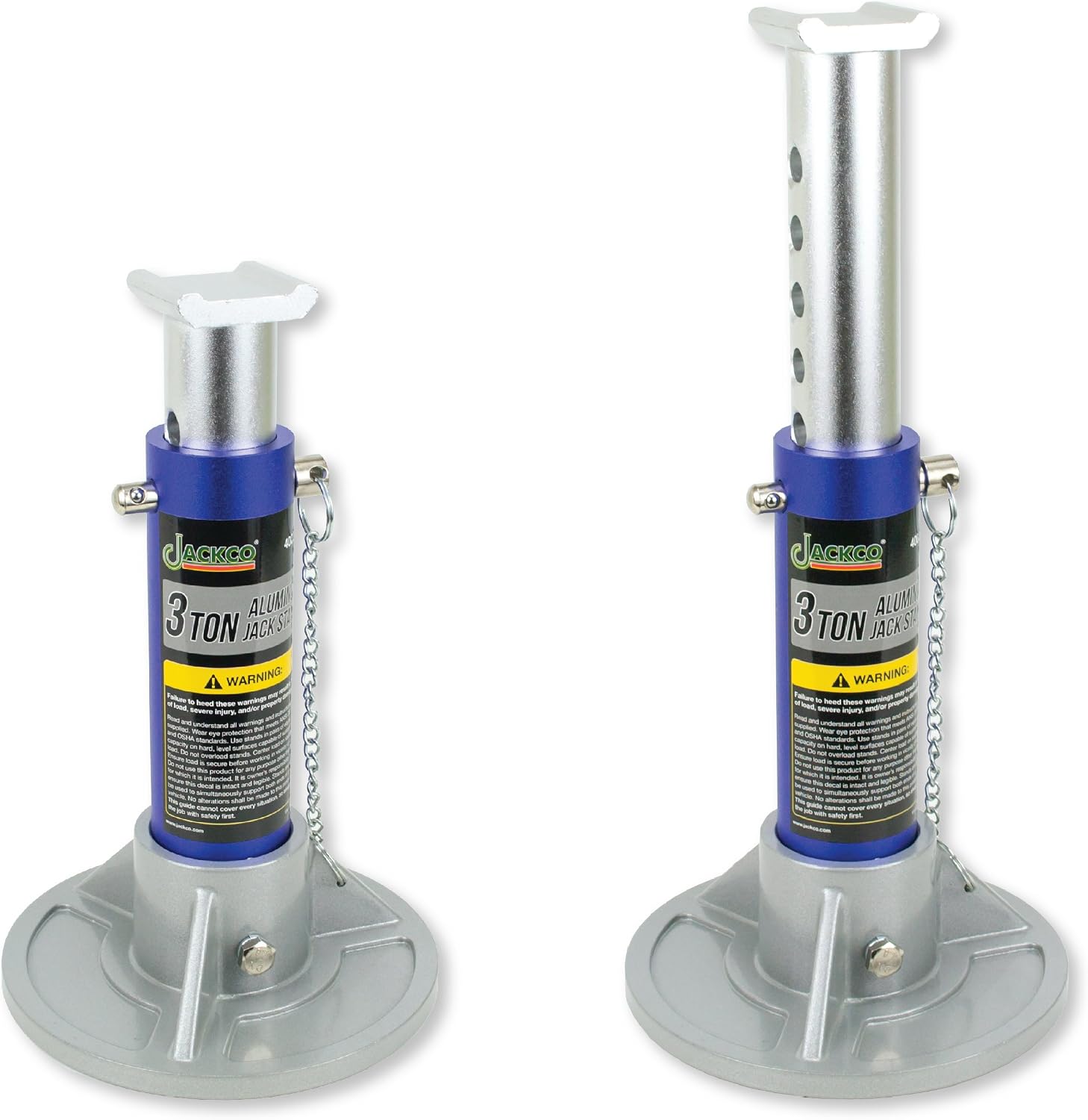 Jackco 3 Ton Capacity Aluminum Jack Stands (1 Pair)
