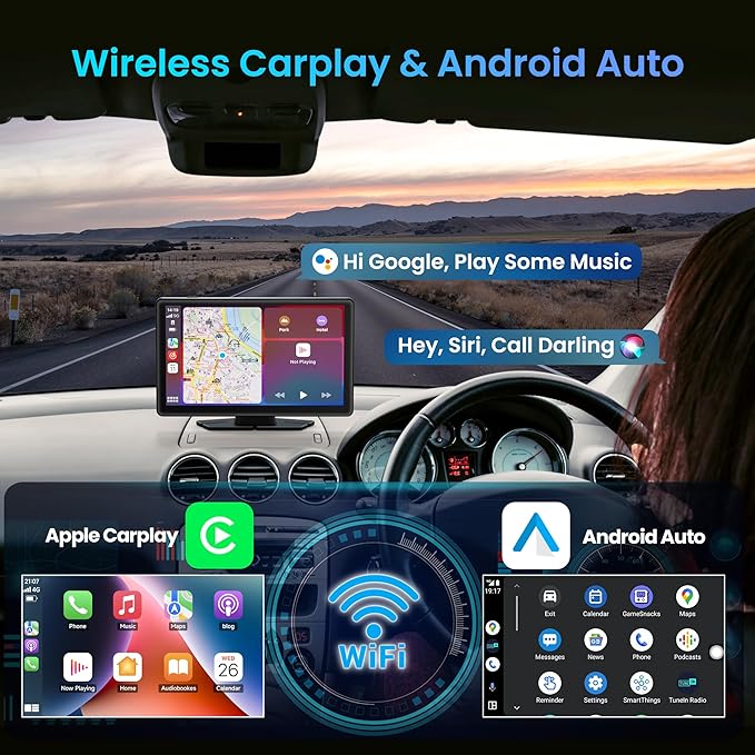 BIGASUO Apple Carplay & Android Auto Screen - Image 2