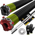 Garage Door Torsion Springs 207x2x25 Includes 1” Steel Bearing, and Winding Bars