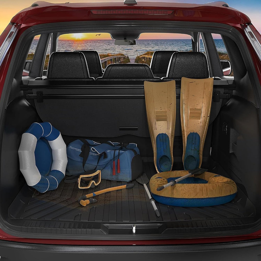oedro cargo trunk liner fit for 2010-2017 chevrolet showing dimensions