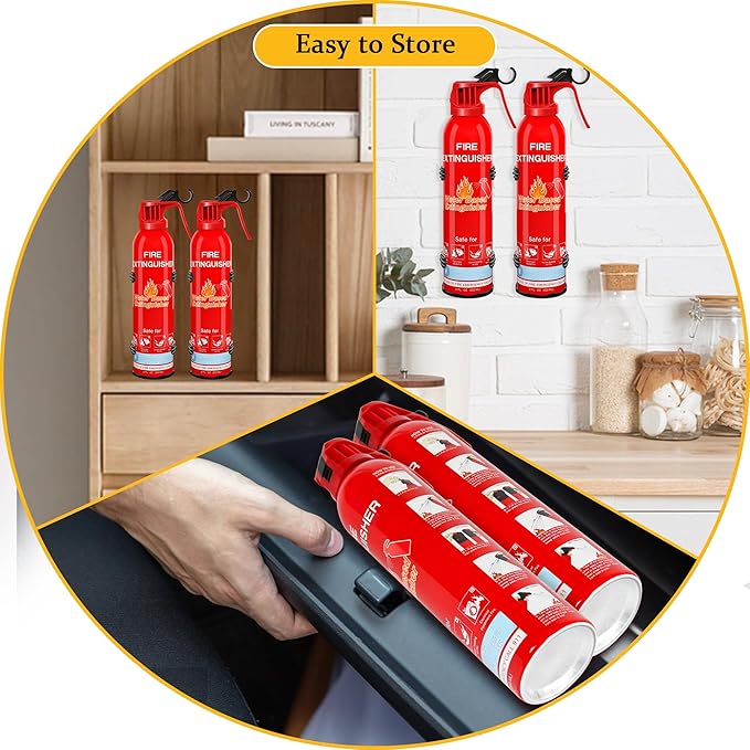 Fire Extinguisher for Home, Portable A, K Class Fire Extinguishers - Image 6