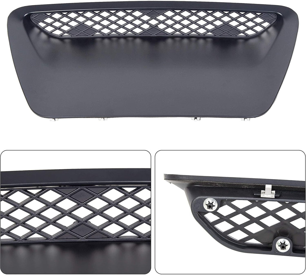 ECOTRIC Front Hood Scoop Molding Bezel Compatible with 2004-2005 Dodge Ram 1500 SRT Replace for YL23TZZAB 5029770AA Air Flow Intake Scoop Cover Hood Vent Grille