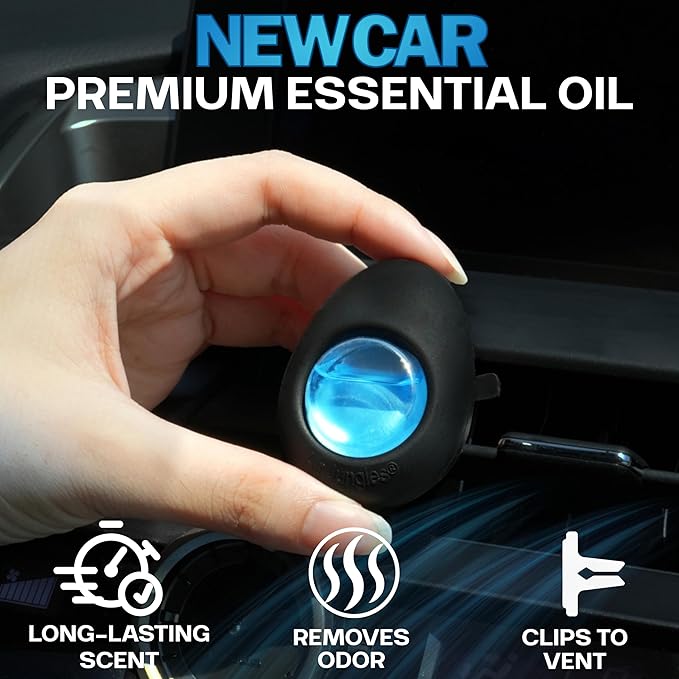 Air Jungles Car Air Freshener Vent Clip 3 Count, New Car Scent, 4 ml Each - Image 5