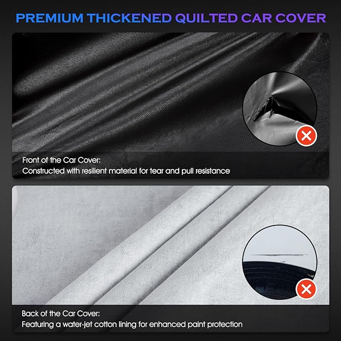 Car Cover Custom Fit for Toyota Corolla 2000-2025, Honda Civic 1991-2025 - Image 2