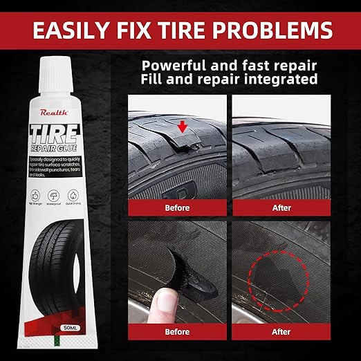 Tire Repair Glue 50ml, Rubber Cement Tire Repair, Tire Plug Glue, Tire Patch - Image 4