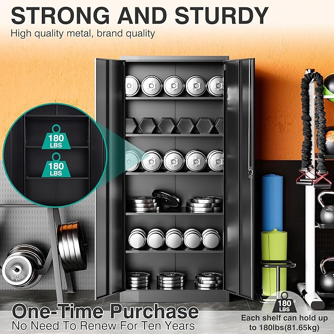 SISESOL Metal Storage Cabinet - Image 4