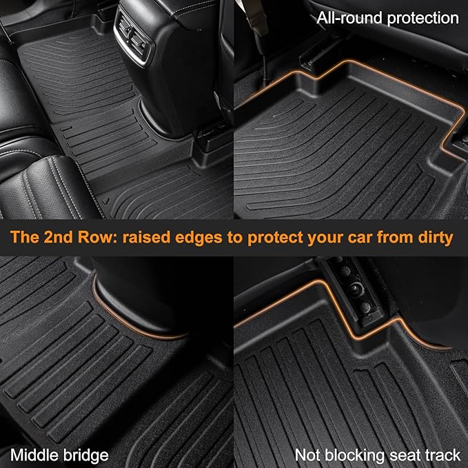 Binmotor-Floor Mats for Ford Focus 2012-2018, S | SE | ST | SEL | Titanium - Image 6