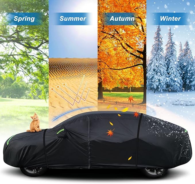 Outdoor Car Cover for Porsche Panamera 2014-2025 Waterproof All Weather Heavy - Image 6