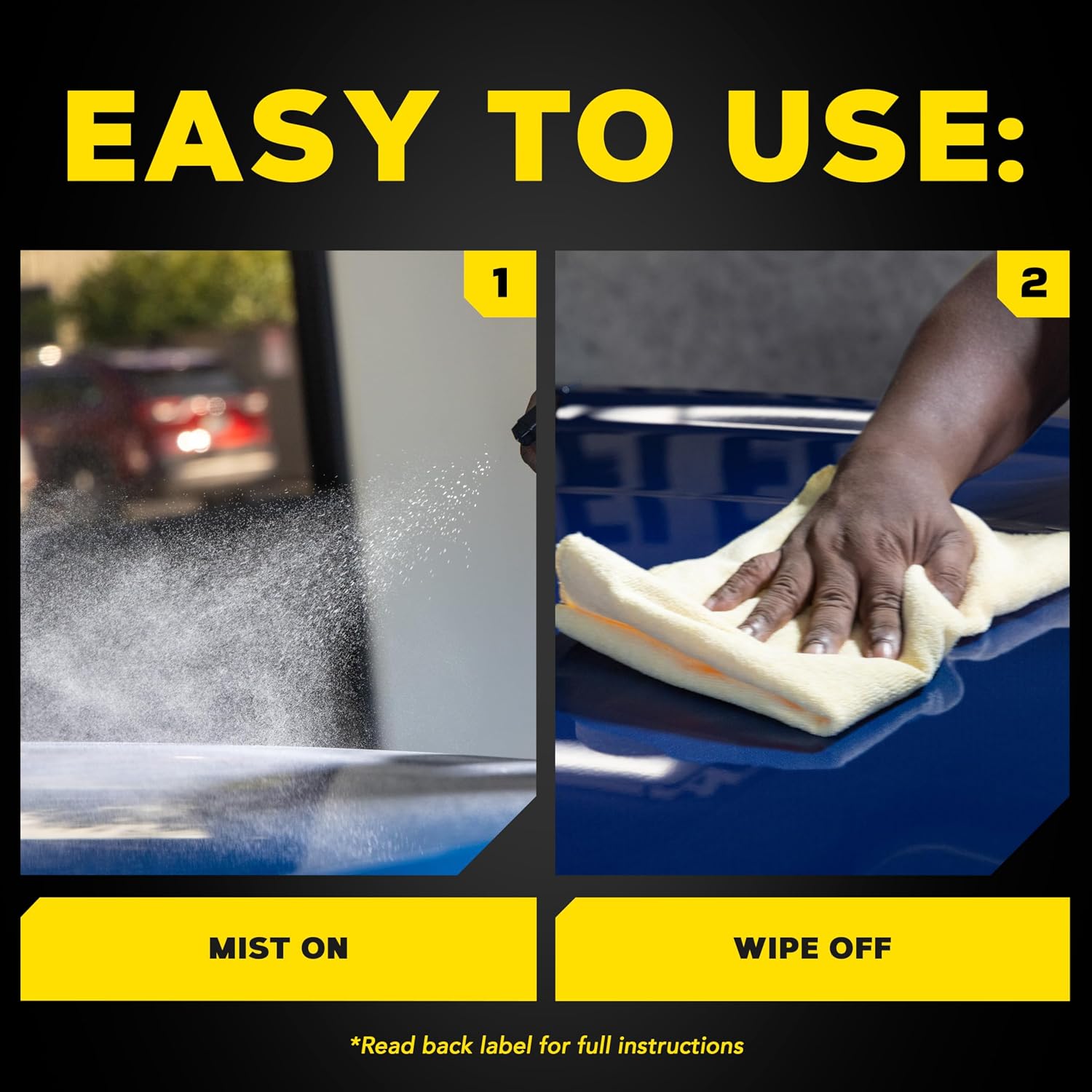 Meguiar's Ultimate Waterless Wash & Wax - Waterless Car Wash & Wax Without Swirling or Scratching - Easy Car Maintenance, No Water Required -1 Gallon (128 Oz)