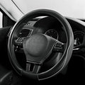 PIC AUTO Steering Wheel Cover, Sports Carbon Fiber and Super Breathable Leather by PICAUTO