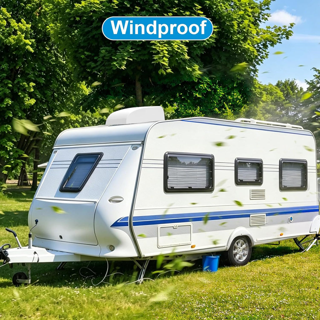 RV AC Cover for Roof for Winter Fits RecPro 9.5K, Dometic Penguin II RV Air Conditioner Winter Covers for Outside, 600D Oxford Cloth RV Camper Air Conditioner Cover Trailer AC Covers for RV Roof Unit