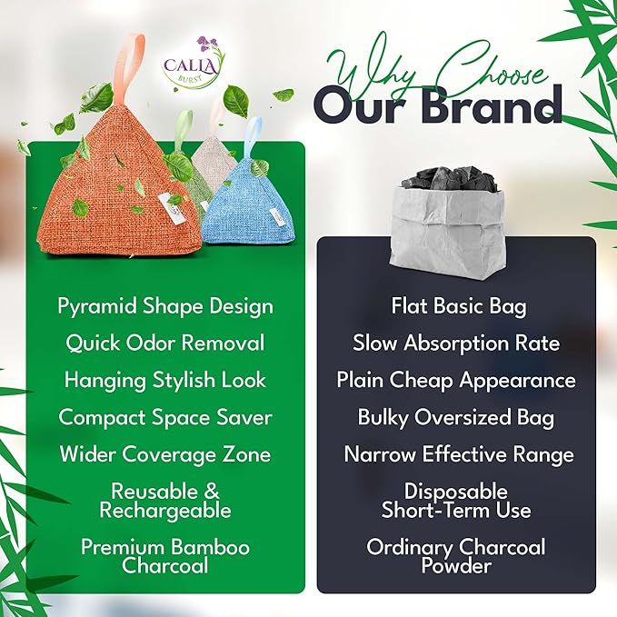 4 Pack Bamboo Charcoal Air Purifier Bags 200 Grams Each - Image 7