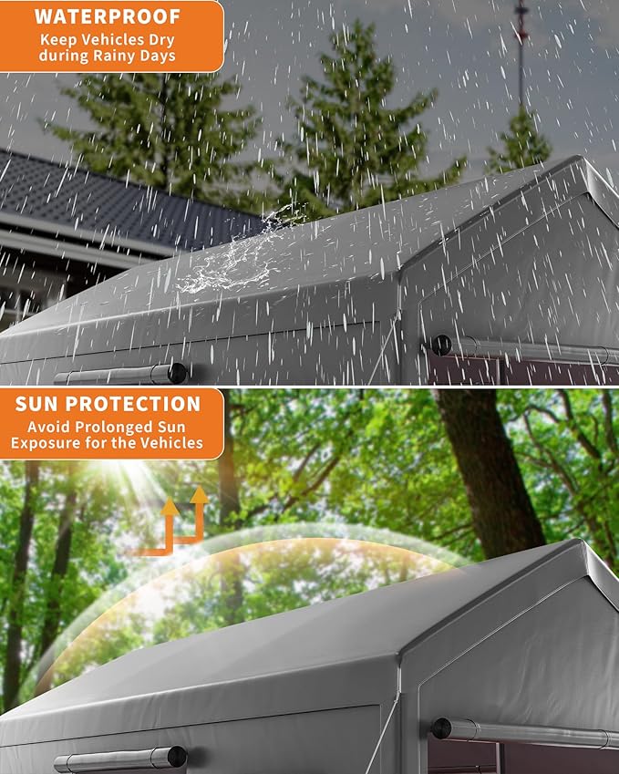 10 x 20ft Heavy-Duty Carport - Image 2