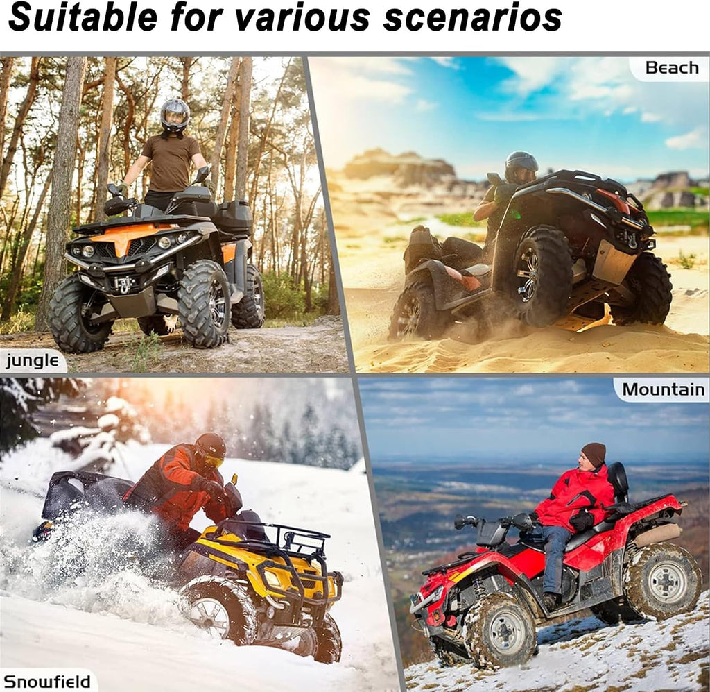 ATV Seat Cushion for Yamaha Grizzly 660 2004 2005 2006 2007 2008, Shock Absorbing Quad Bikes Seat Pad Protector, Thick Non Slip ATV Seat Cover Padded, Breathable Saddle Pad