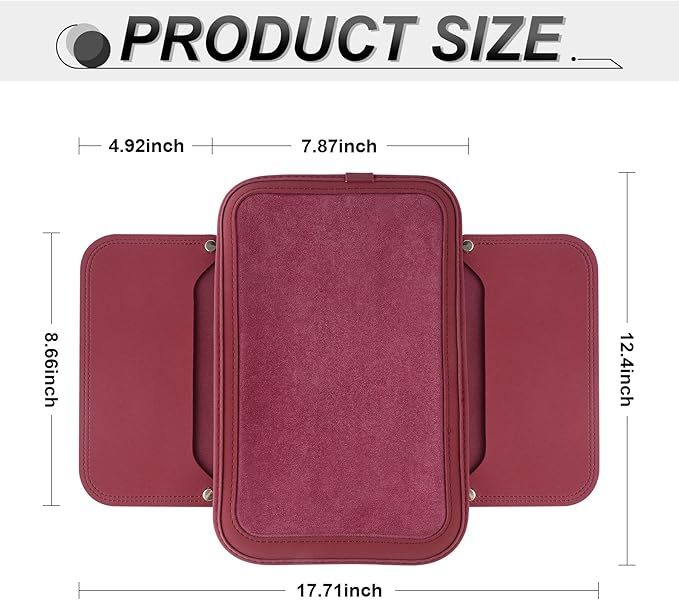 SINGARO Car Leather Center Console Cover - Image 2