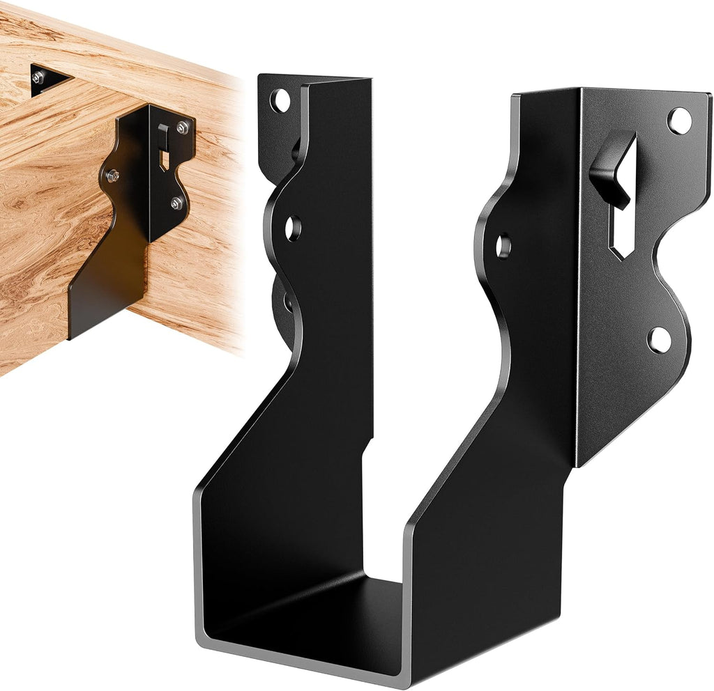 2x4 joist hangers black,18 gauge face mount joist, main product view