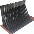12 Pack L12 x H 8" Black Heavy Duty Shelf Brackets