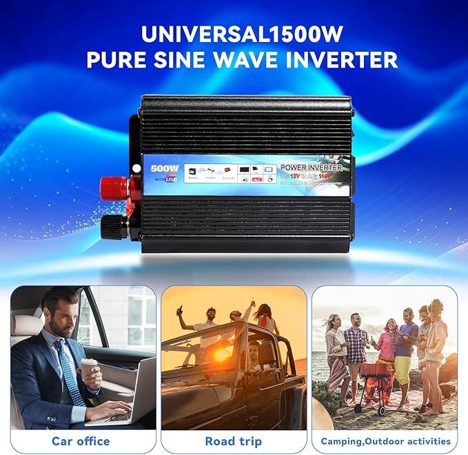 Power Inverter 500W Car Power Inverters, 12 Volt Inverter Car Cigarette Inverter - Image 5