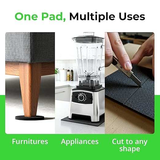 XCEL Anti Vibration Pads Furniture Pads Self Stick Versatile Adhesive Foam - Image 3