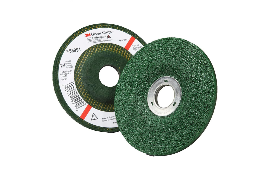 3m green corps depressed center grinding wheel, 24, main product view