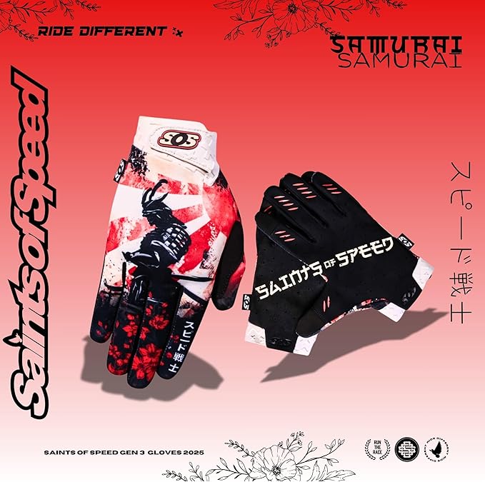 Saints of Speed Dirt Bike Gloves – Motocross, Mountain Bike, Motorcycle - Image 4