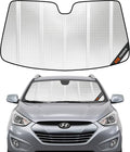 Pigenius Windshield Sun Shade for Hyundai Tucson 2019-2021. Reflective Aluminum Film Front Window Sunshade - BLAZBLOCK