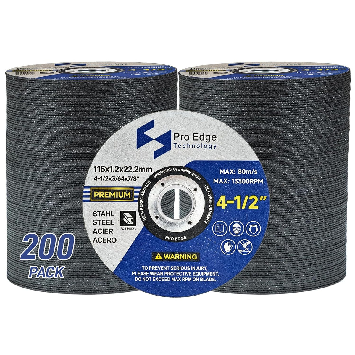 premium cut off wheels 4-1/2" for angle grinder, main product view