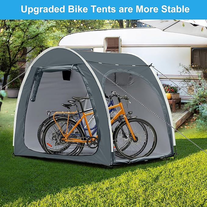 UNP Bike Storage Shed Tent, Portable Outdoor Bike Storage Tent - Image 8