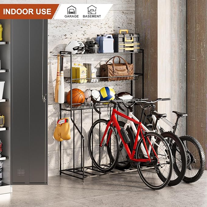 4 Bike Stand, Bike Rack Garage - Image 2