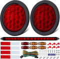 4" inch round led trailer tail lights kit, main product view