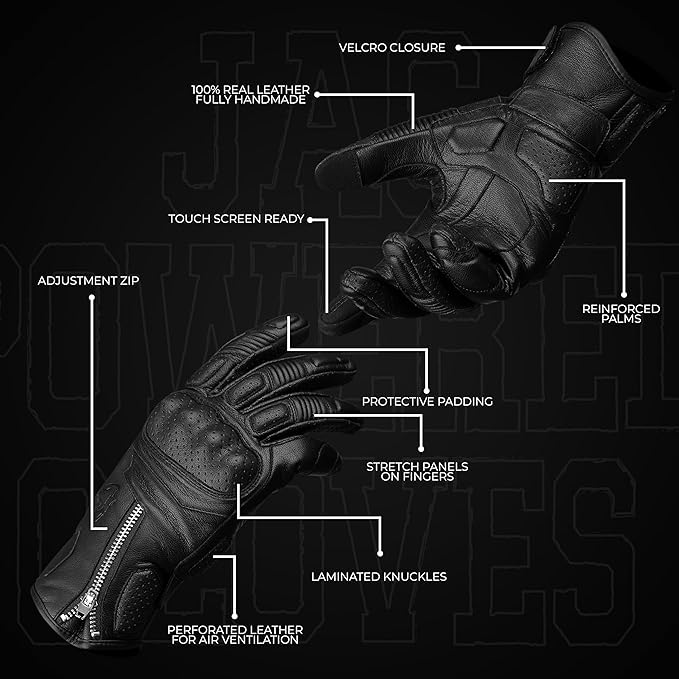 J.A.G. Motorcycle Gloves - Image 3