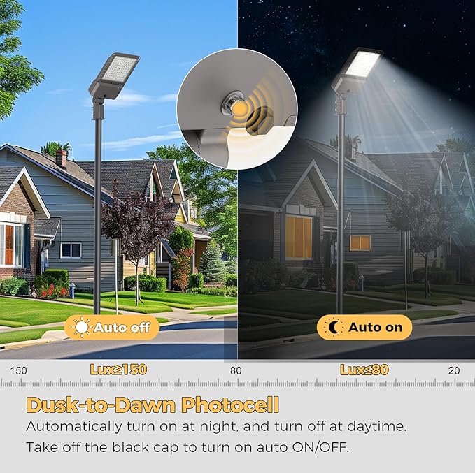240W LED Parking lot Lights Commercial Area Oudoor Lighting LED Street Lights - Image 3