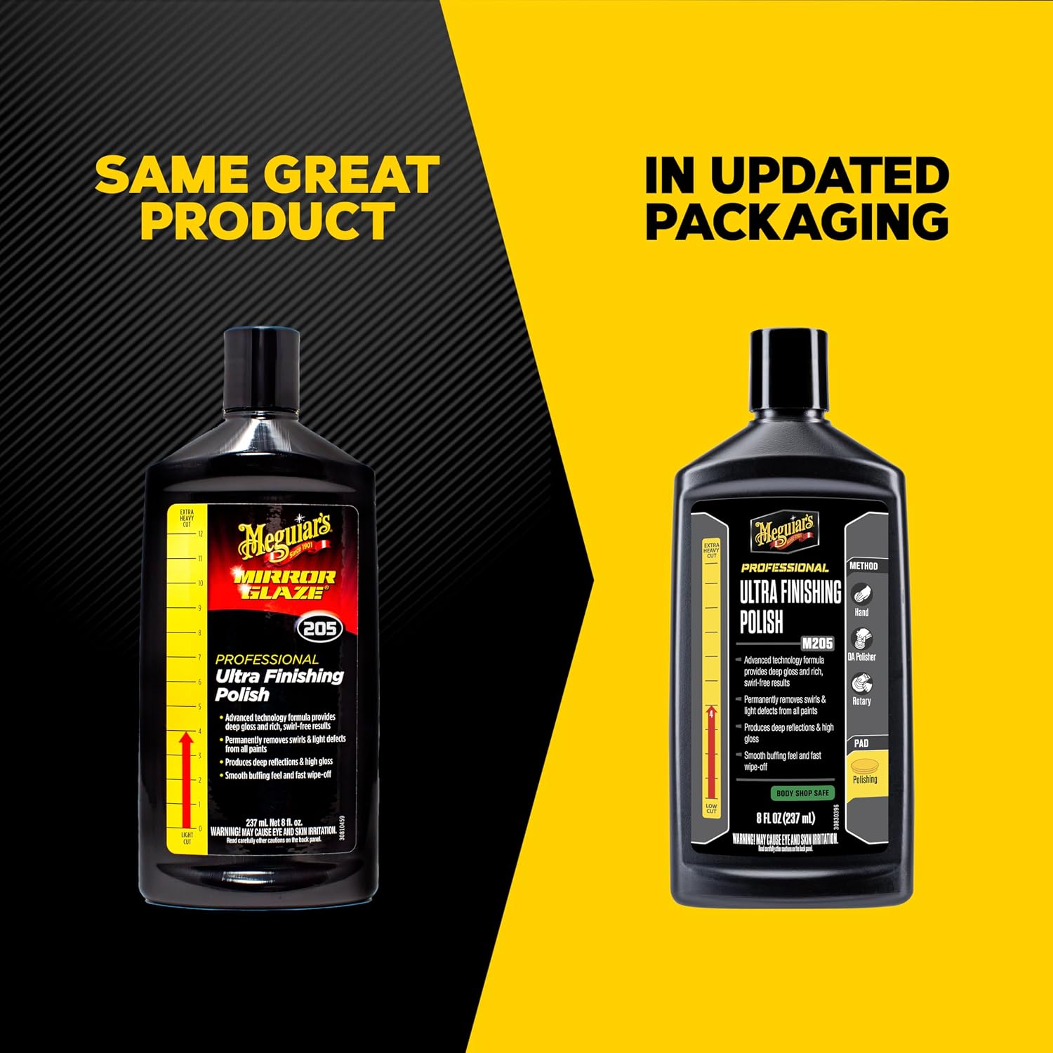 Meguiar's M20508 Mirror Glaze Ultra Finishing Polish -8 Oz Bottle