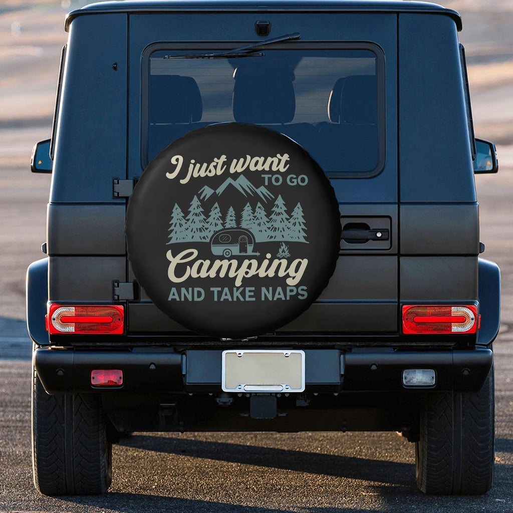 Spare Tire Cover for RV Camper Trailer Weatherproof Universal Spare Tire Cover for RV Travel Trailer Camper Truck 14inch