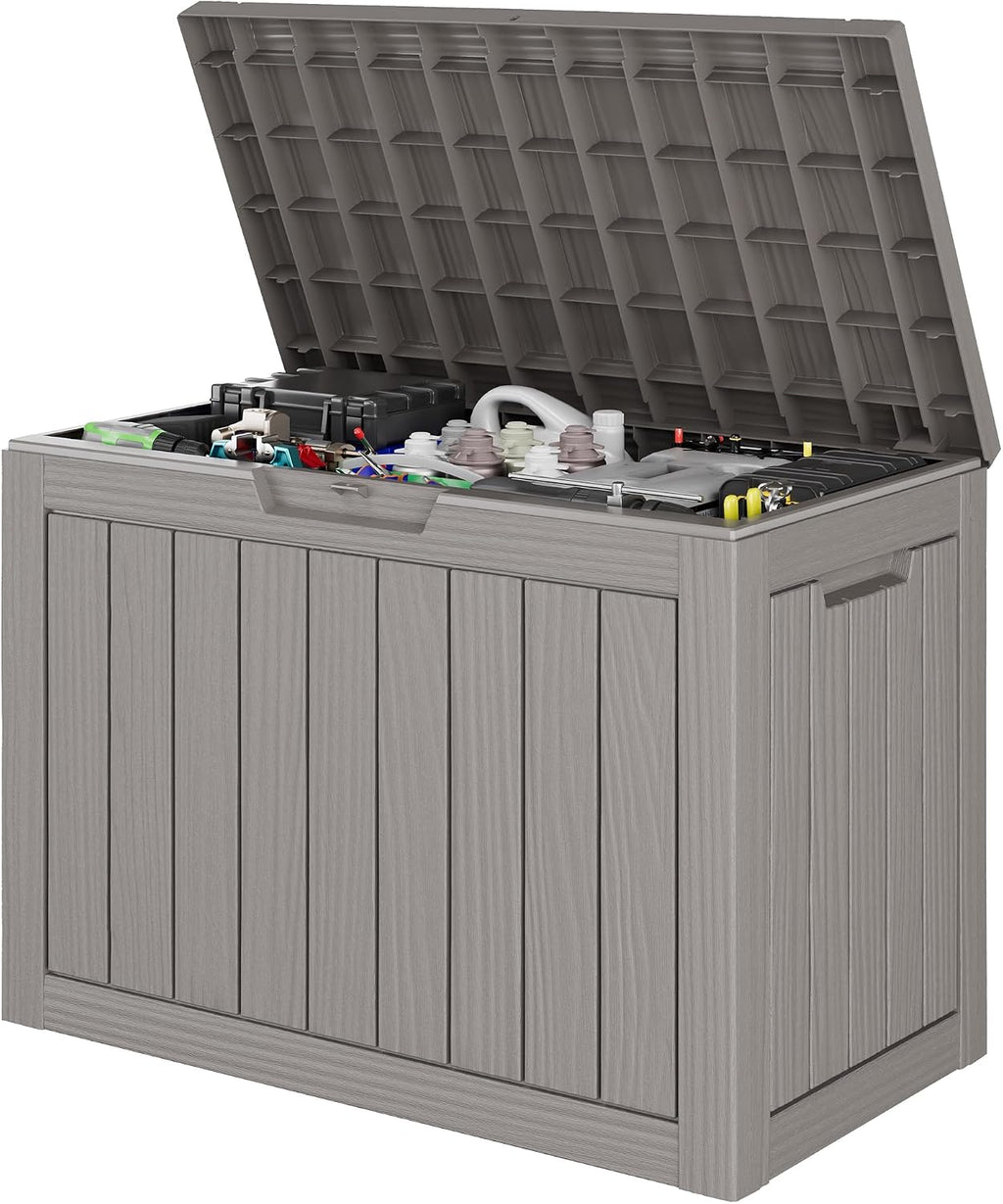 outdoor storage waterproof deck box for patio (45, main product view