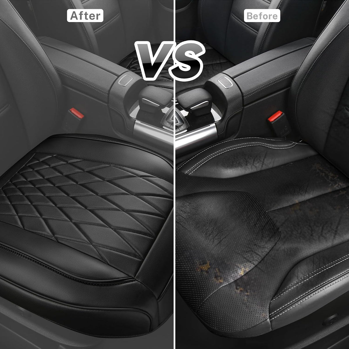 car pass 2 pack leather front car seat, package contents