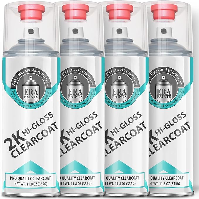 ERA Paints 2K High Gloss Automotive Clear Coat Spray/Aerosol Can – Professional by ERAPaints-AutomotiveTouchUpPaint