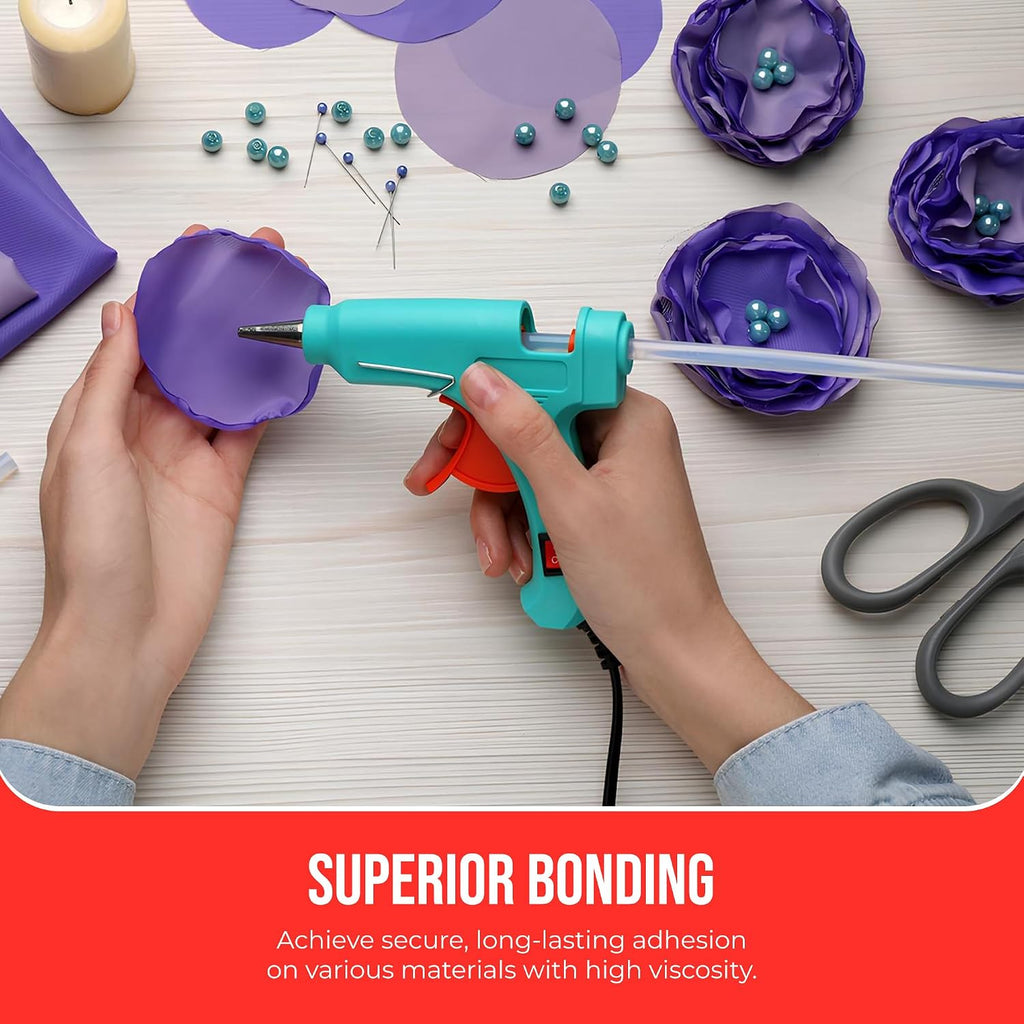 economy® full size hot melt glue sticks for, close-up detail