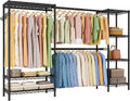 golpart heavy duty clothes rack metal wardrobe with, main product view