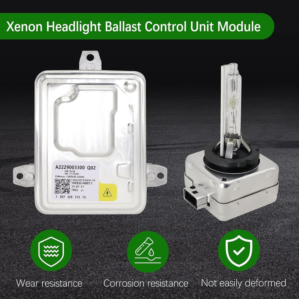 130732931515 Xenon HID Headlight Ballast Control Unit Module with D3S Bulb Fit for 2014-2017 Cadillac CTS XTS for Chevy Camaro for Dodge Dart for Land Rover for Mercedes-Benz CLA250 GLA250